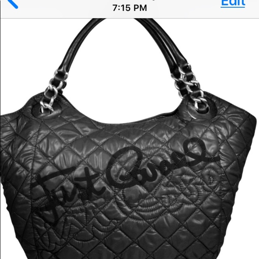 Just Cavalli Graffiti Quilted Bag